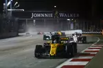 Foto zur News: Nico Hülkenberg (Renault), Sergio Perez (Force India) und Valtteri Bottas (Mercedes)