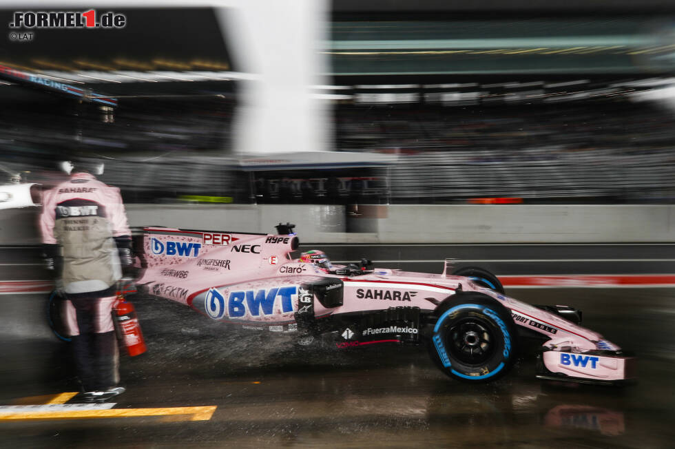 Foto zur News: Sergio Perez (Force India)