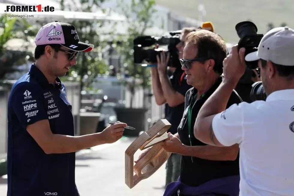 Foto zur News: Sergio Perez (Force India)