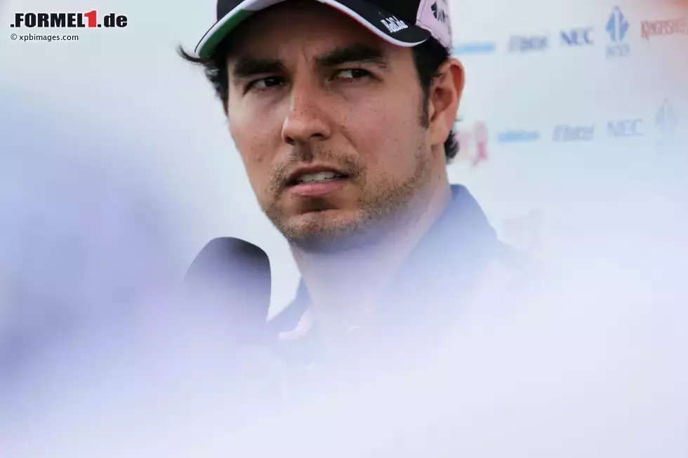 Foto zur News: Sergio Perez (Force India)