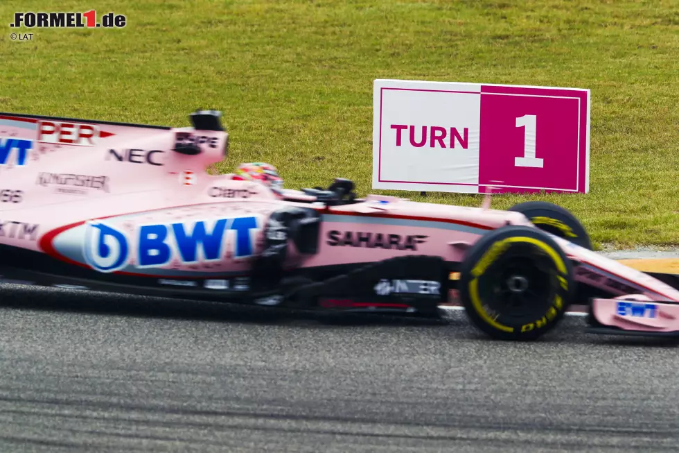 Foto zur News: Sergio Perez (Force India)