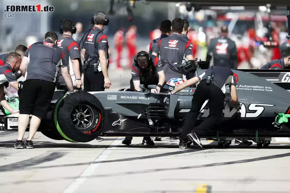 Foto zur News: Romain Grosjean (Haas)