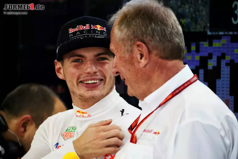 Foto zur News: Max Verstappen (Red Bull) und Helmut Marko