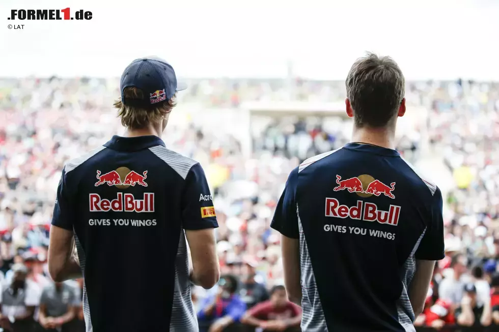 Foto zur News: Daniil Kwjat (Toro Rosso) und Brendon Hartley (Toro Rosso)