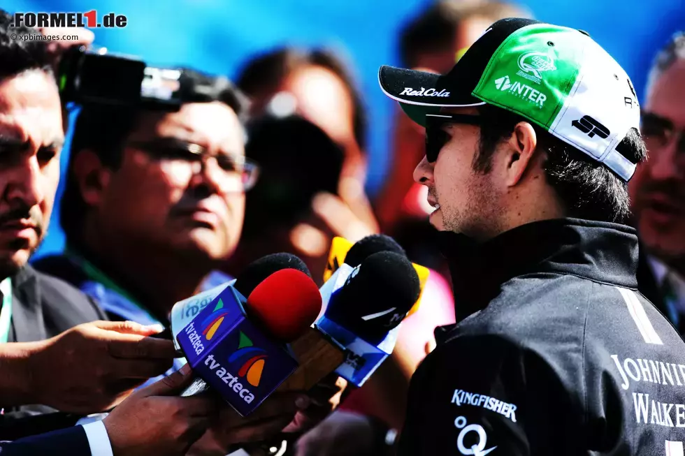 Foto zur News: Sergio Perez (Force India)