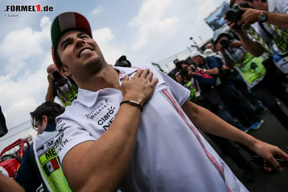 Foto zur News: Sergio Perez (Force India)