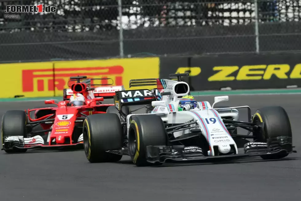 Foto zur News: Felipe Massa (Williams) und Sebastian Vettel (Ferrari)