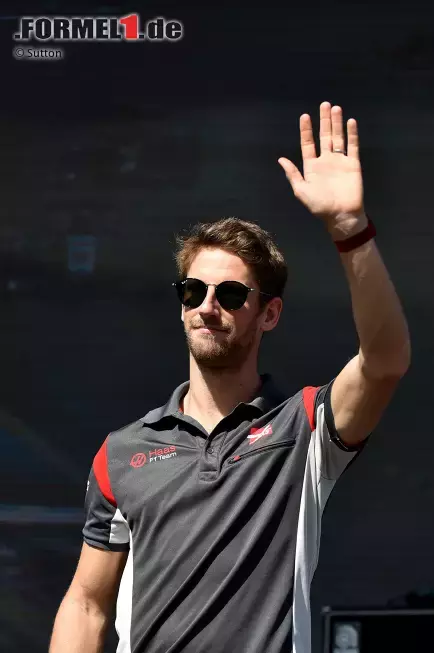 Foto zur News: Romain Grosjean (Haas)