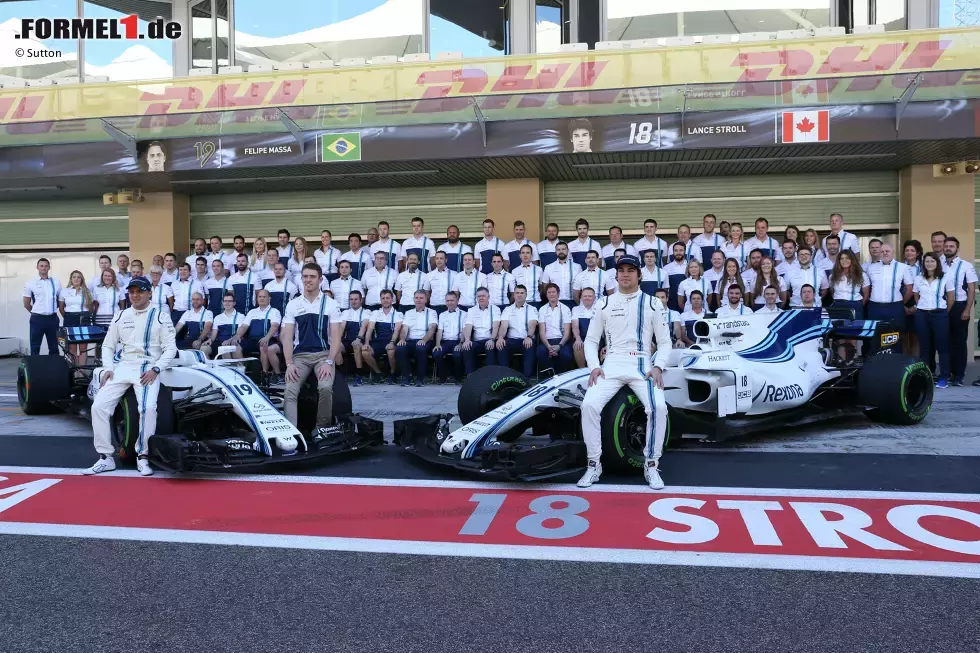 Foto zur News: Felipe Massa (Williams), Paul di Resta und Lance Stroll (Williams)