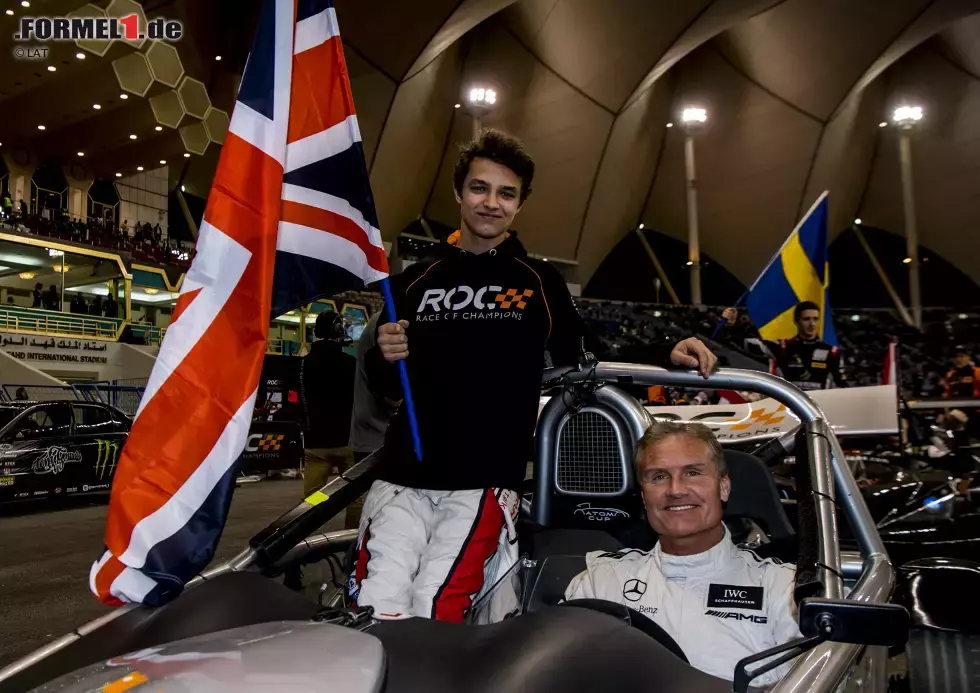 Foto zur News: Lando Norris und David Coulthard