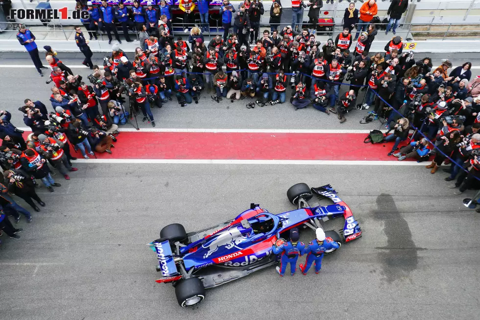 Foto zur News: Brendon Hartley (Toro Rosso) und Pierre Gasly (Toro Rosso)