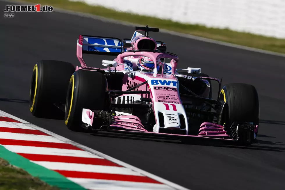 Foto zur News: Sergio Perez (Force India)