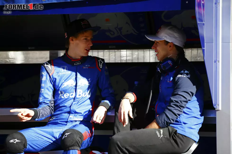 Foto zur News: Brendon Hartley (Toro Rosso) und Pierre Gasly (Toro Rosso)