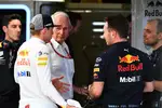 Foto zur News: Max Verstappen (Red Bull), Helmut Marko und Christian Horner