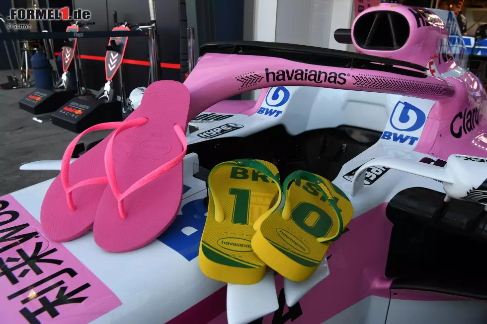 Foto zur News: Neuer Flip-Flop-Sponsor für Force India