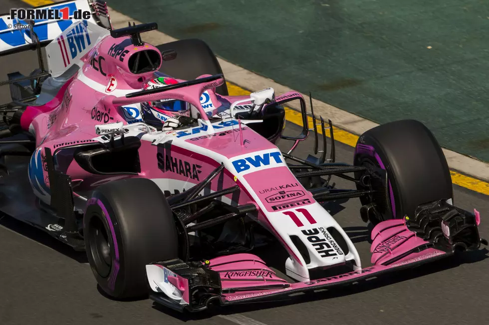 Foto zur News: Sergio Perez (Force India)