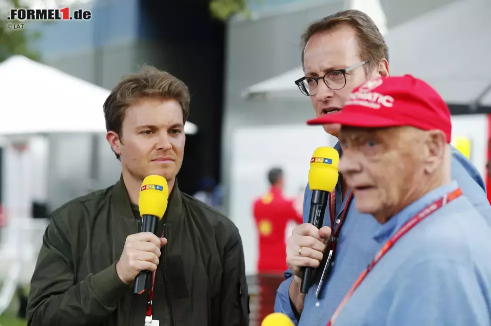 Foto zur News: Nico Rosberg und Niki Lauda