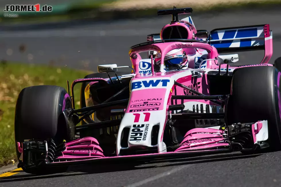 Foto zur News: Sergio Perez (Force India)