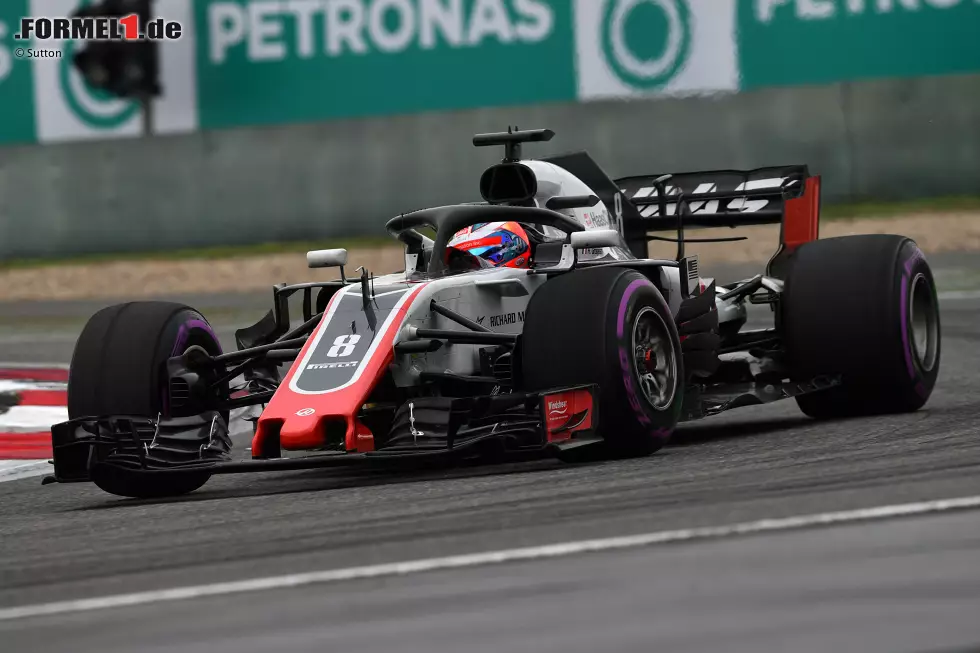 Foto zur News: Romain Grosjean (Haas)