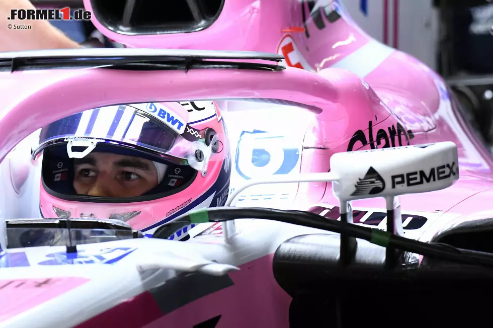 Foto zur News: Sergio Perez (Force India)