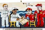 Foto zur News: Valtteri Bottas (Mercedes), Lewis Hamilton (Mercedes), Sebastian Vettel (Ferrari) und Kimi Räikkönen (Ferrari)