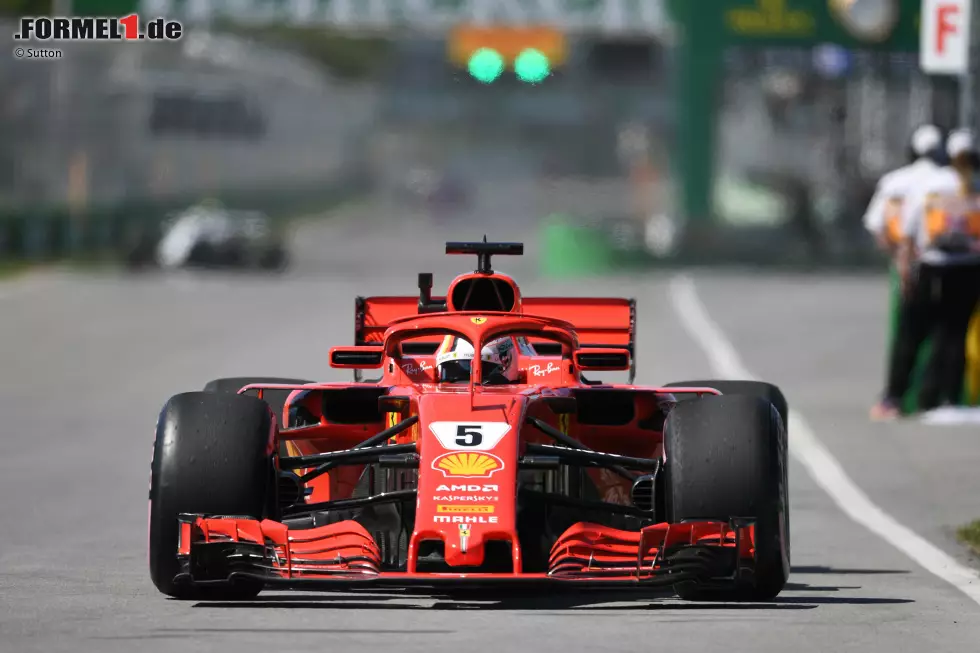 Foto zur News: Sebastian Vettel (Ferrari)