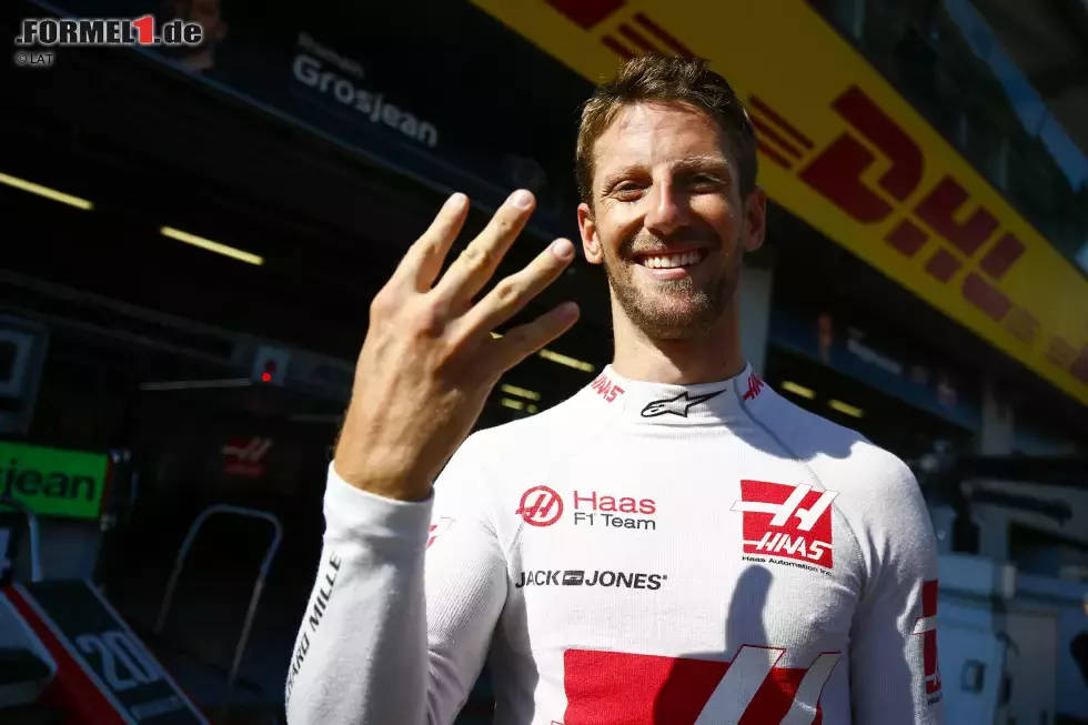 Foto zur News: Romain Grosjean (Haas)