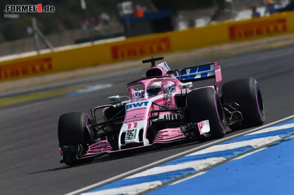 Foto zur News: Sergio Perez (Force India)