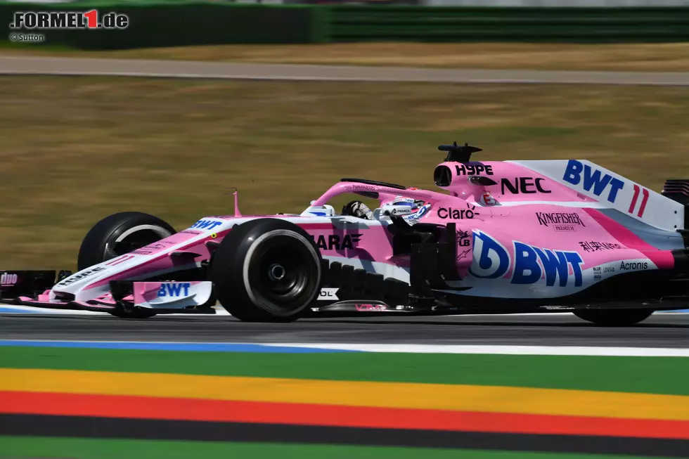 Foto zur News: Sergio Perez (Force India)