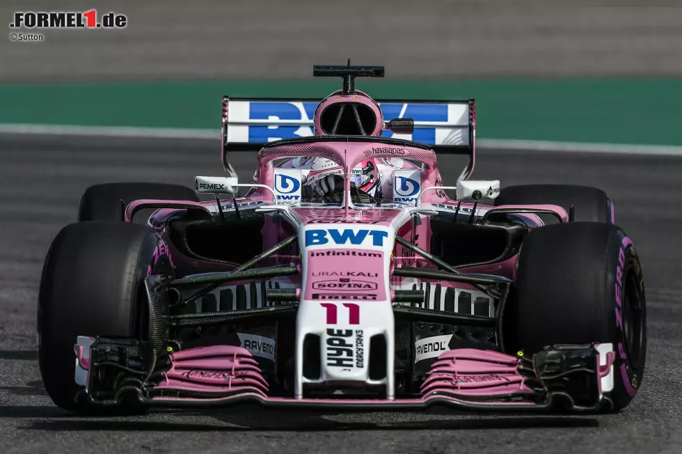 Foto zur News: Sergio Perez (Force India)