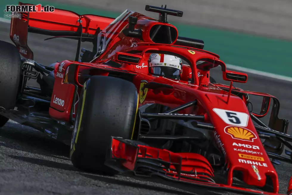 Foto zur News: Sebastian Vettel (Ferrari)