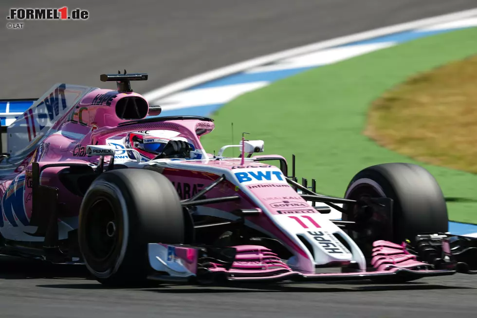 Foto zur News: Sergio Perez (Force India)