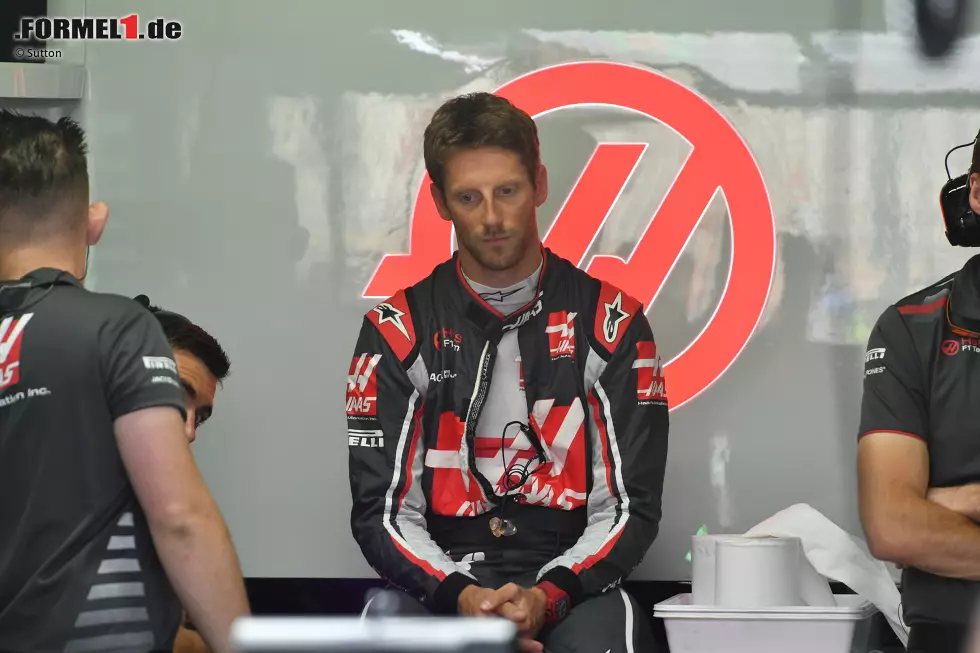 Foto zur News: Romain Grosjean (Haas)