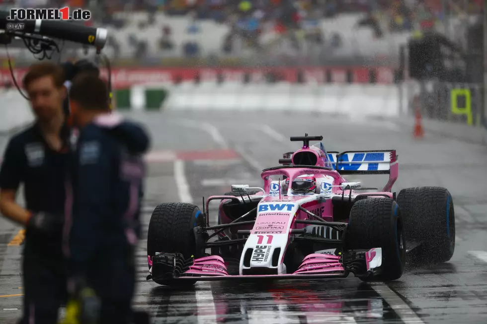 Foto zur News: Sergio Perez (Force India)