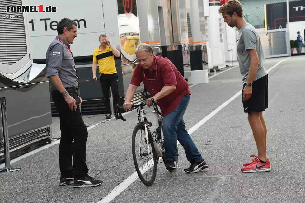 Foto zur News: Günther Steiner und Gene Haas