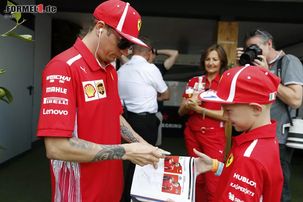 Foto zur News: Kimi Räikkönen (Ferrari)