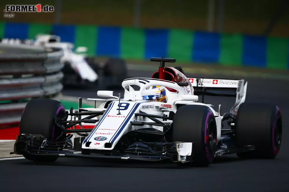 Foto zur News: Marcus Ericsson (Sauber) und Lance Stroll (Williams)