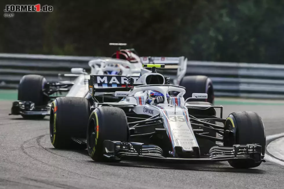 Foto zur News: Sergei Sirotkin (Williams) und Marcus Ericsson (Sauber)