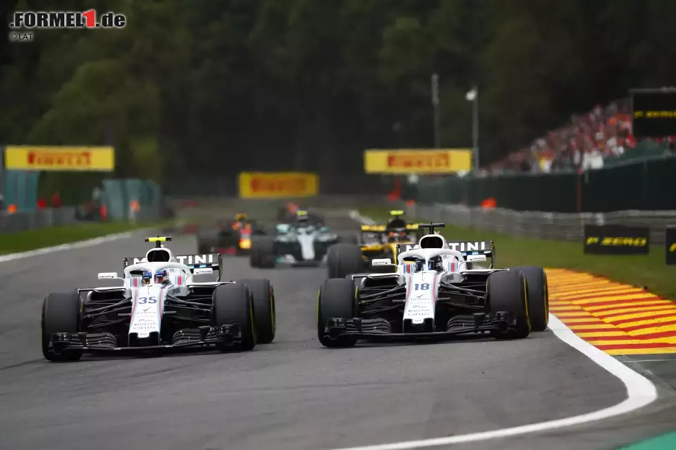 Foto zur News: Sergei Sirotkin (Williams) und Lance Stroll (Williams)