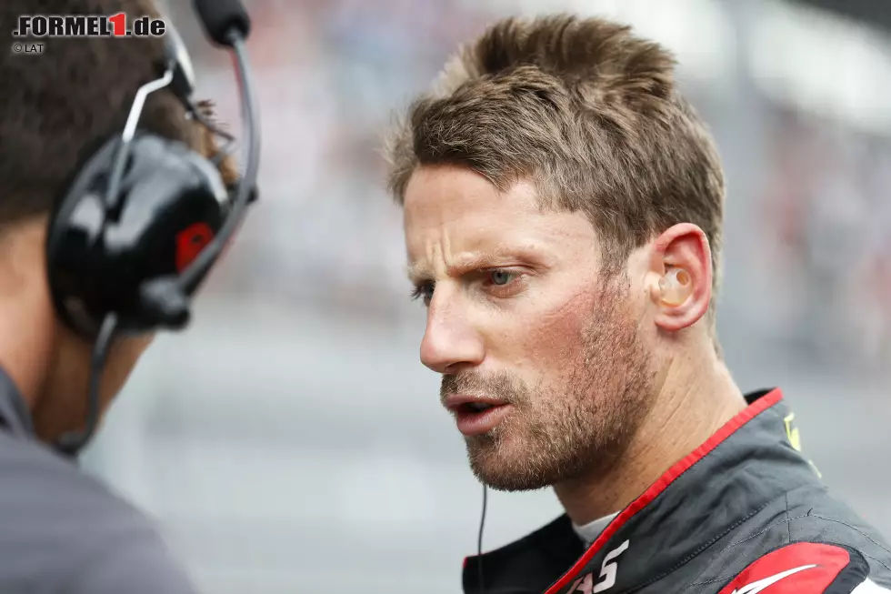 Foto zur News: Romain Grosjean (Haas)