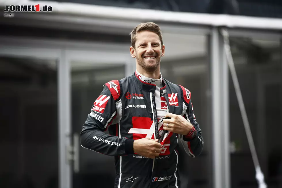 Foto zur News: Romain Grosjean (Haas)