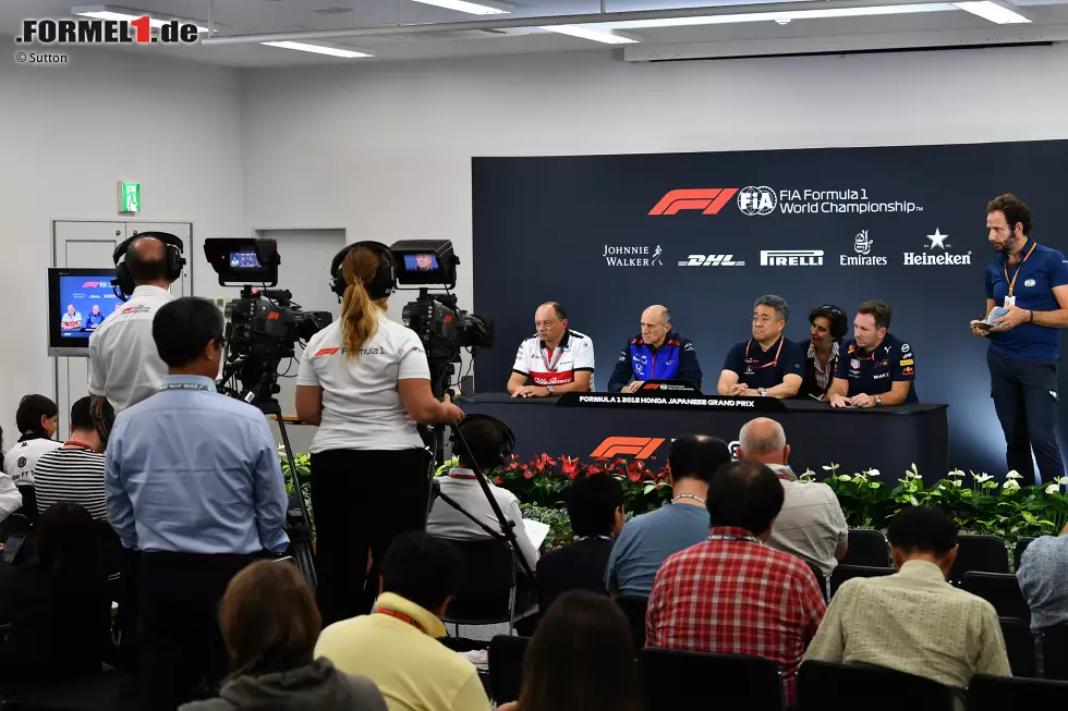 Foto zur News: Franz Tost und Christian Horner