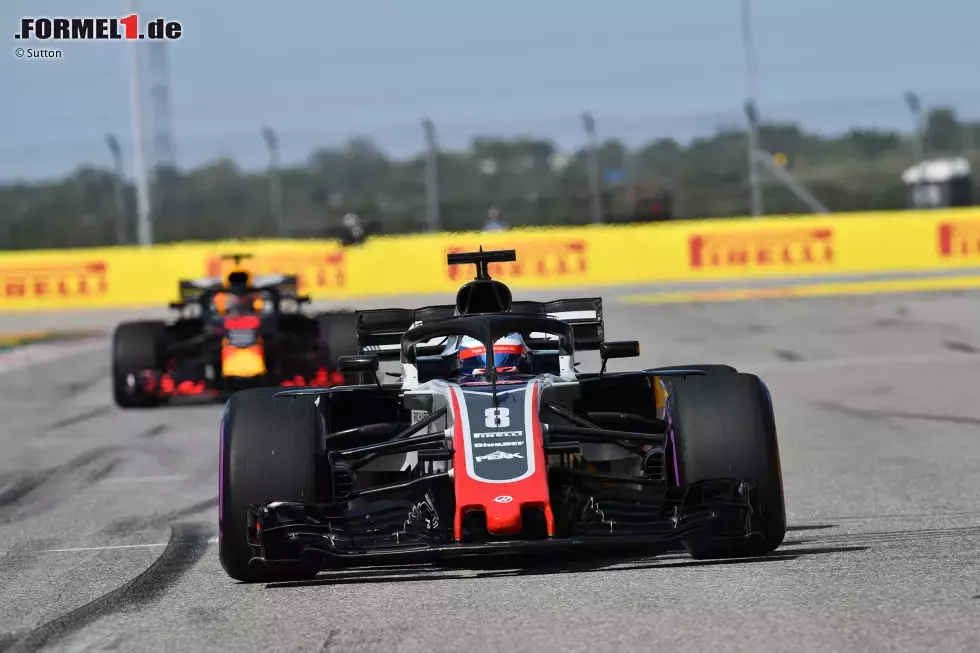 Foto zur News: Romain Grosjean (Haas)