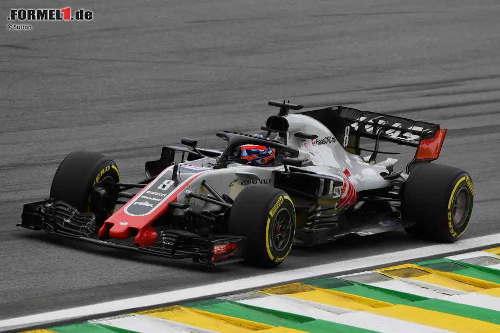 Foto zur News: Romain Grosjean (Haas)