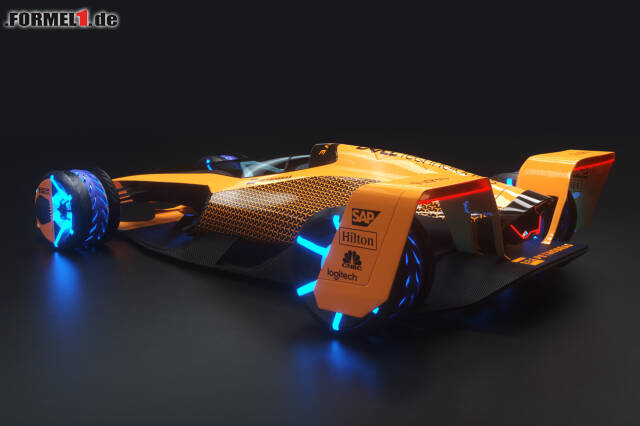 Foto zur News: McLarens Konzept für die Formel 1 2050 ist nicht nur futuristisch, sondern radikal