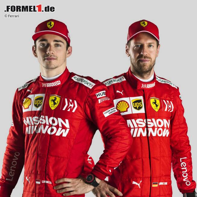 Foto zur News: Sebastian Vettel und Charles Leclerc