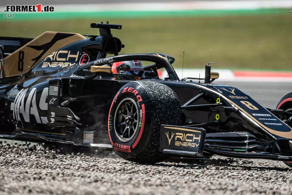 Foto zur News: Romain Grosjean (Haas)