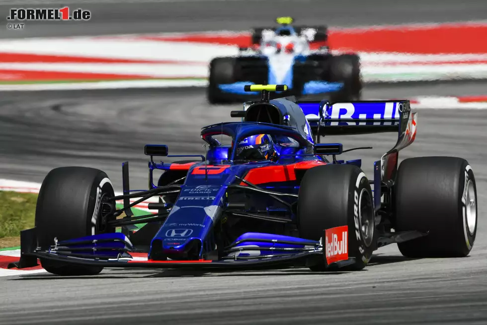 Foto zur News: Alexander Albon (Toro Rosso) und Robert Kubica (Williams)