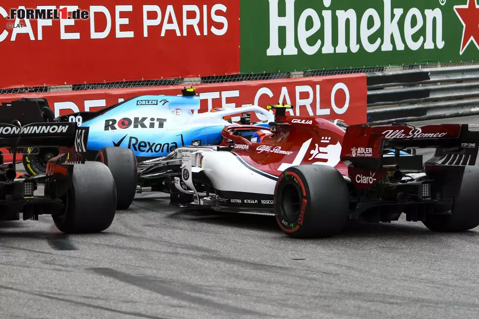 Foto zur News: Robert Kubica (Williams), Antonio Giovinazzi (Alfa Romeo) und Charles Leclerc (Ferrari)