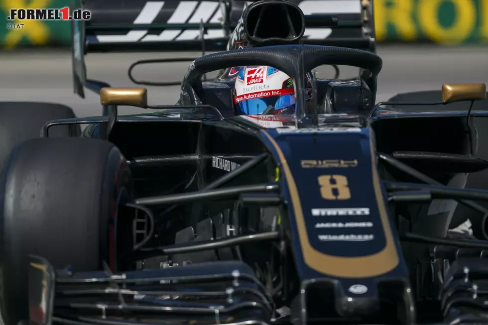 Foto zur News: Romain Grosjean (Haas)